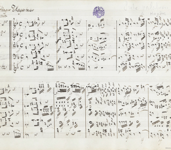 Partitura Las siete palabras